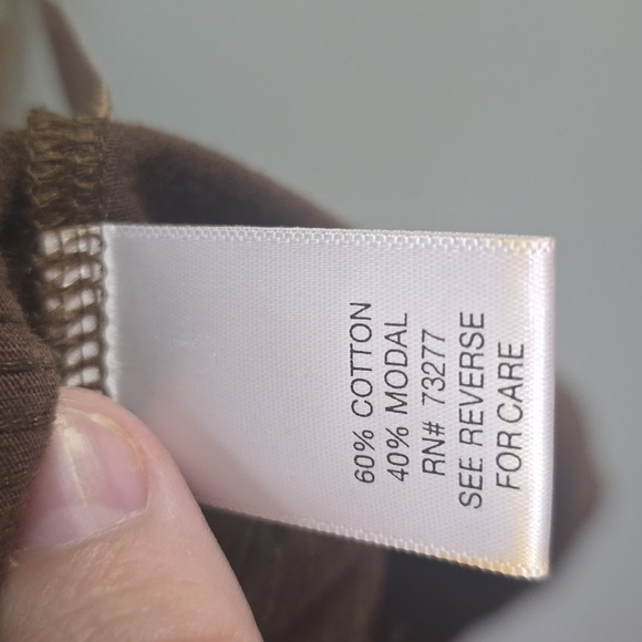 Dana Buchman Brown Sequined Women's Tank Top, Plus Size 3X - Picture 4 of 4